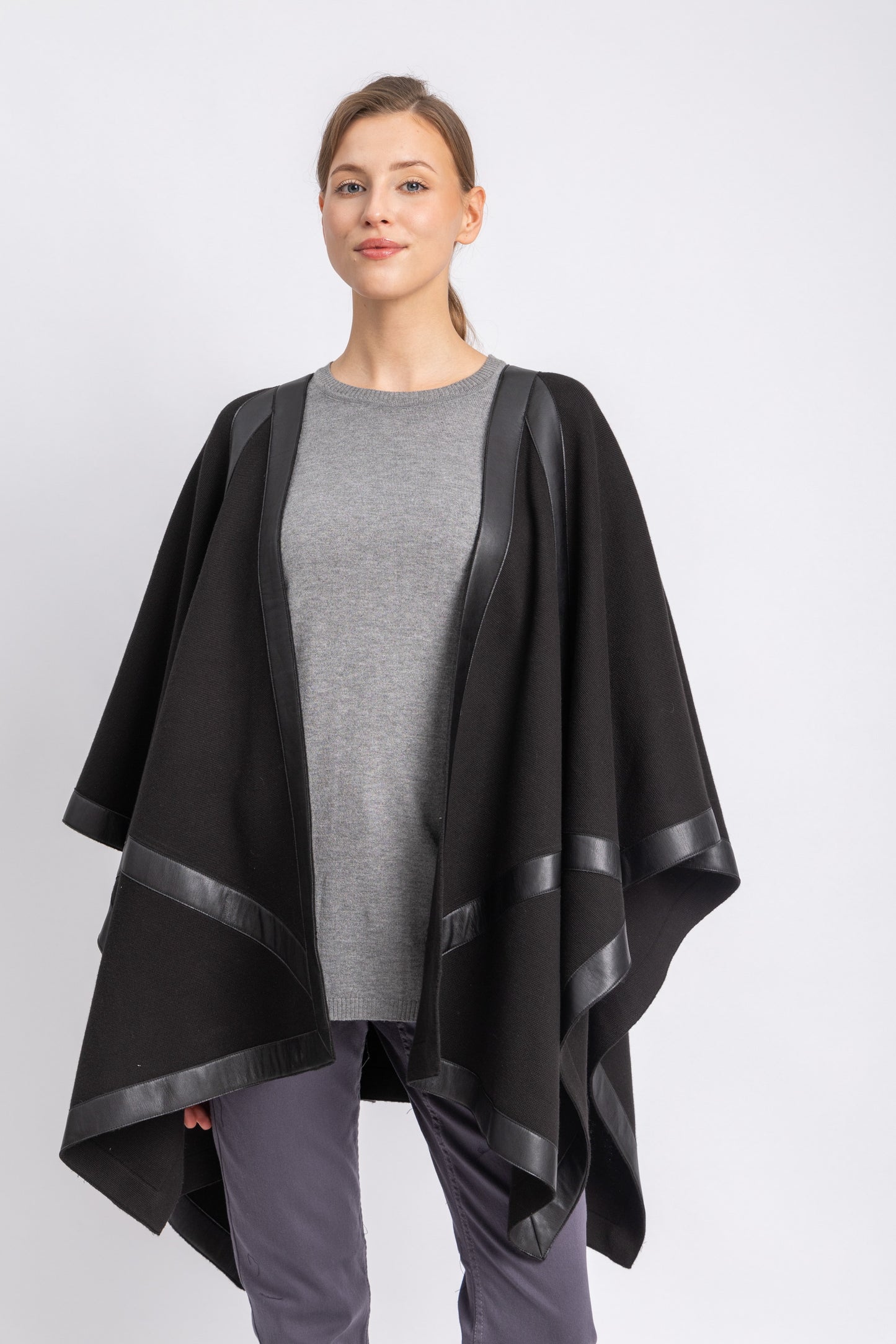 knitwear poncho