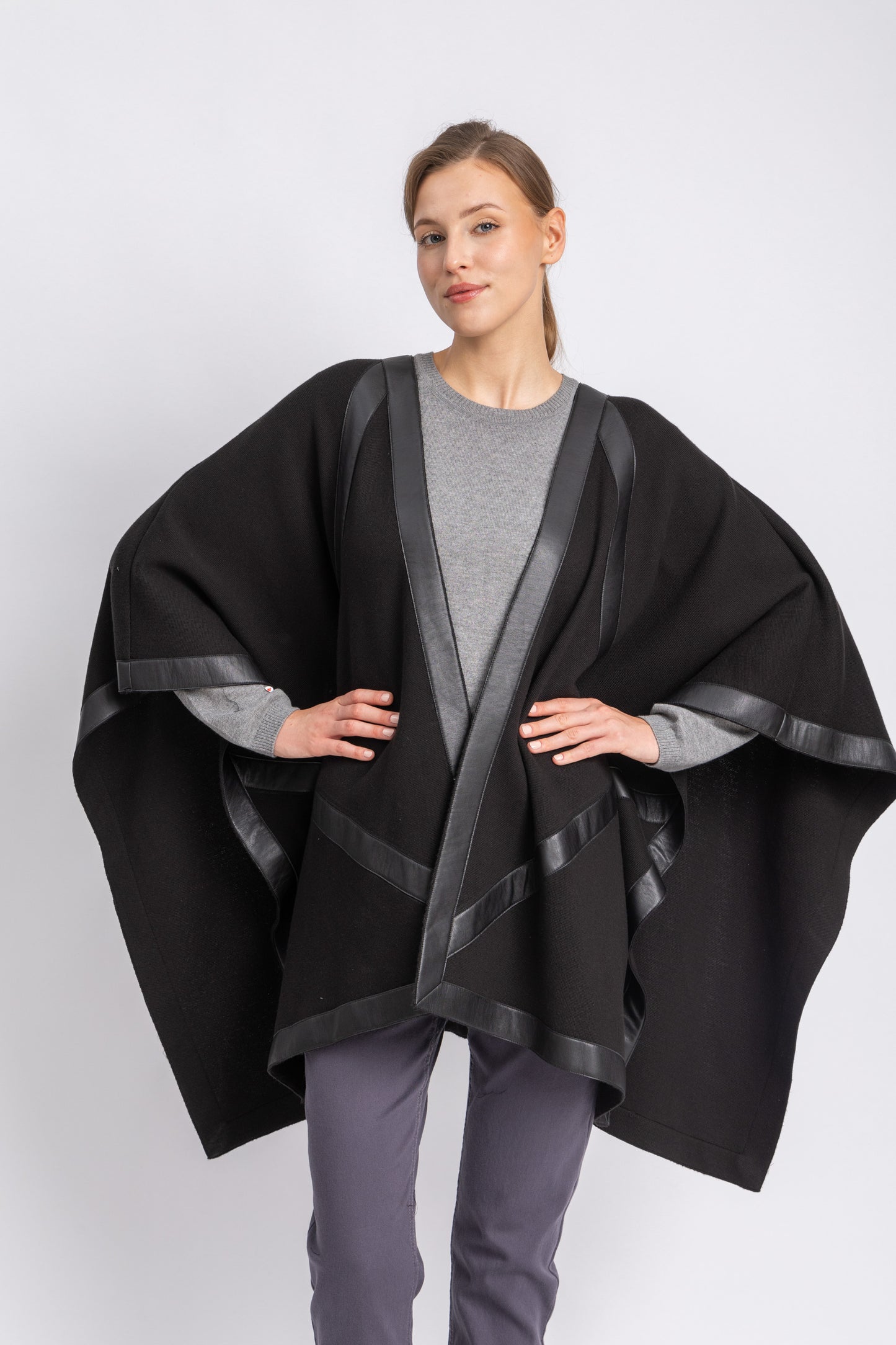 knitwear poncho