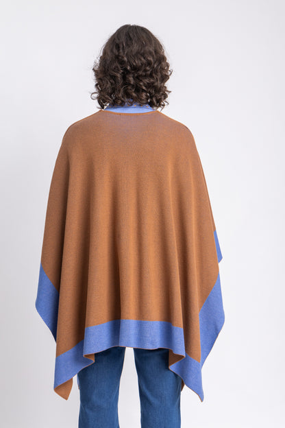 one size knitwear poncho