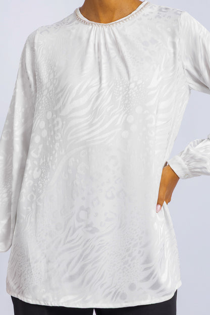 satin blouse