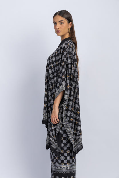 chiffon poncho