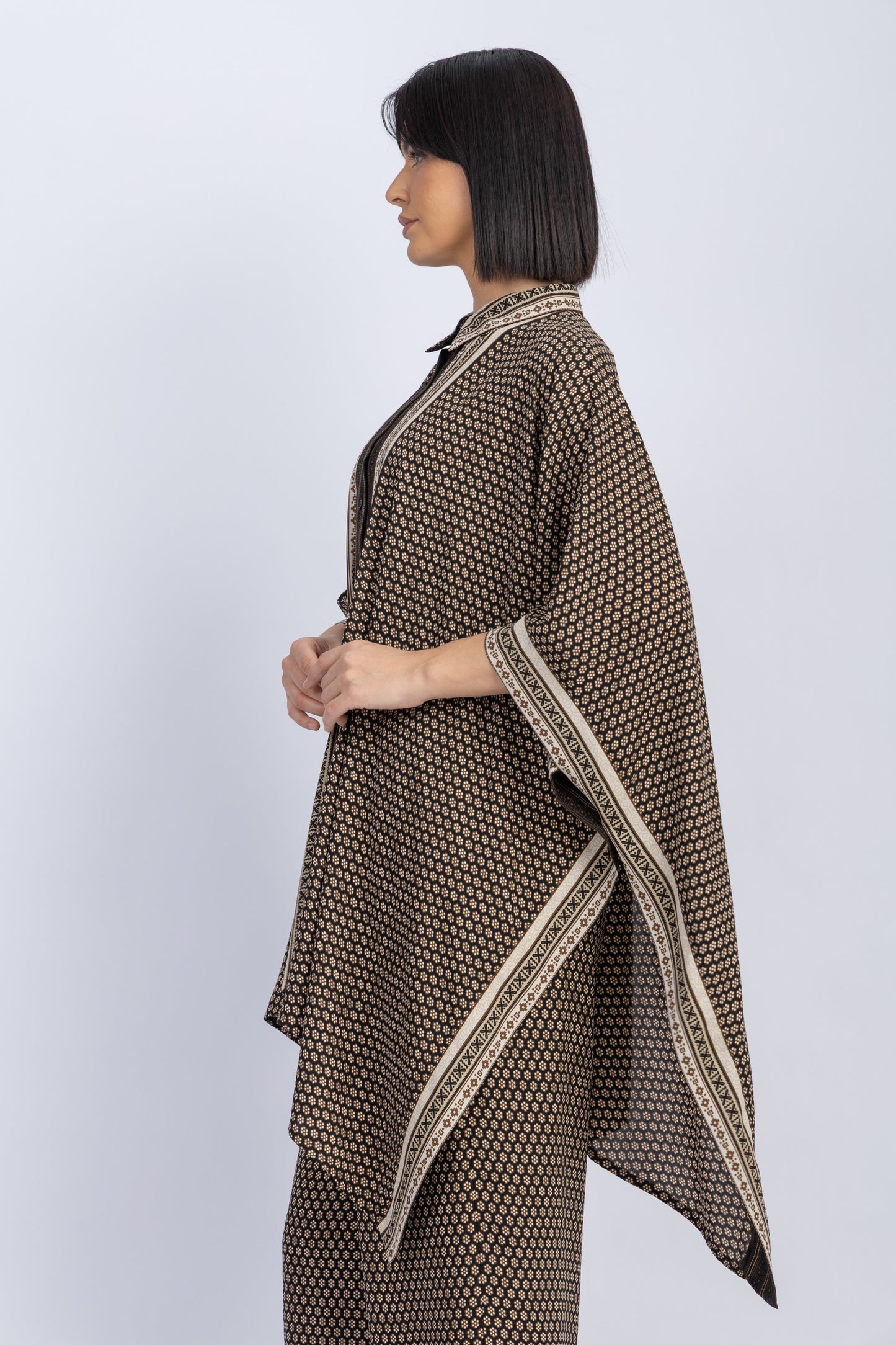chiffon poncho