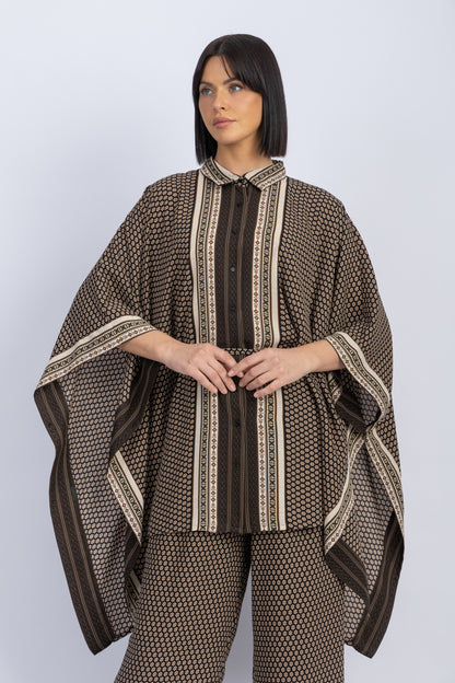 chiffon poncho