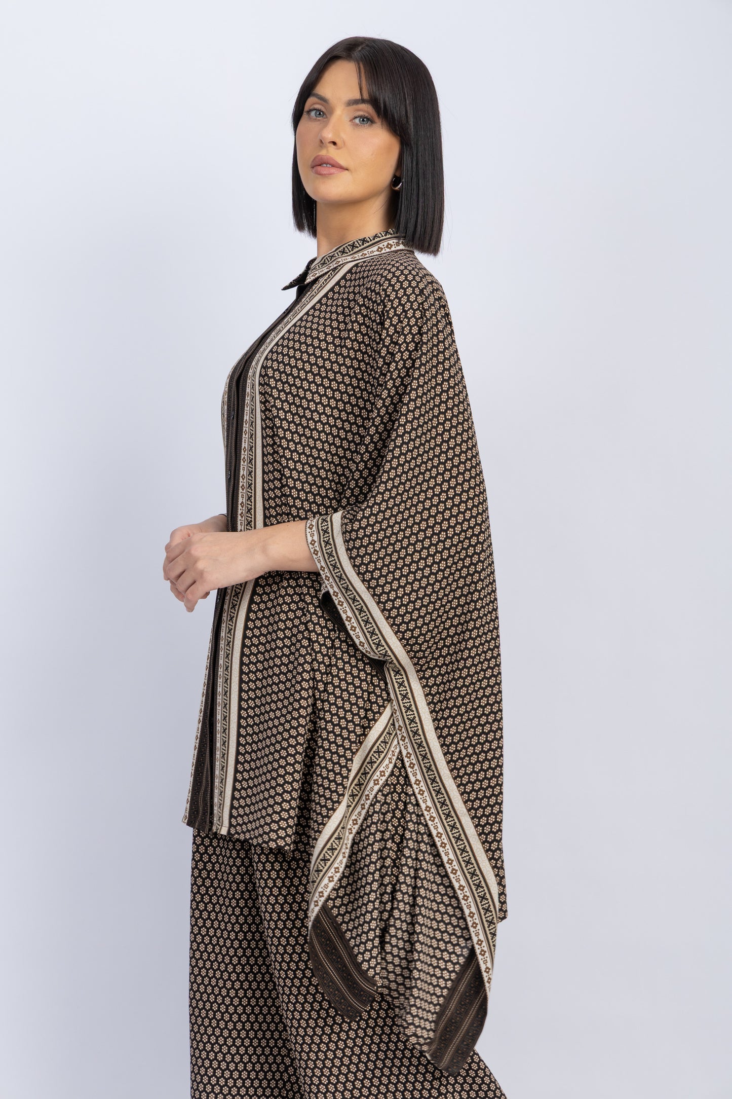 chiffon poncho
