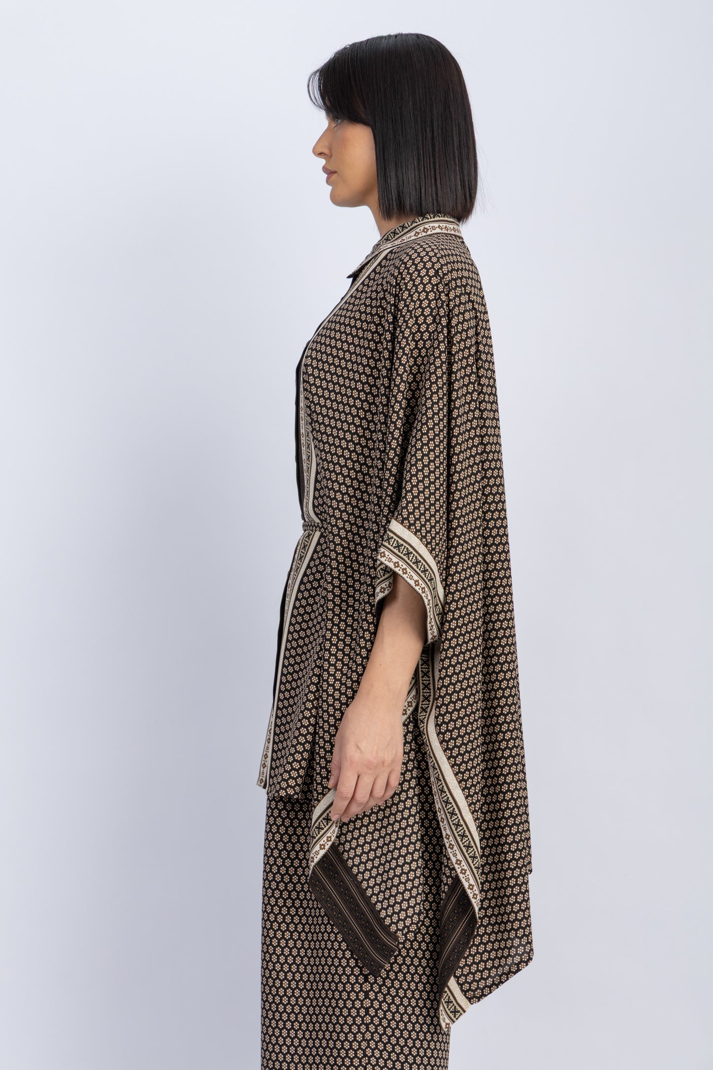 chiffon poncho
