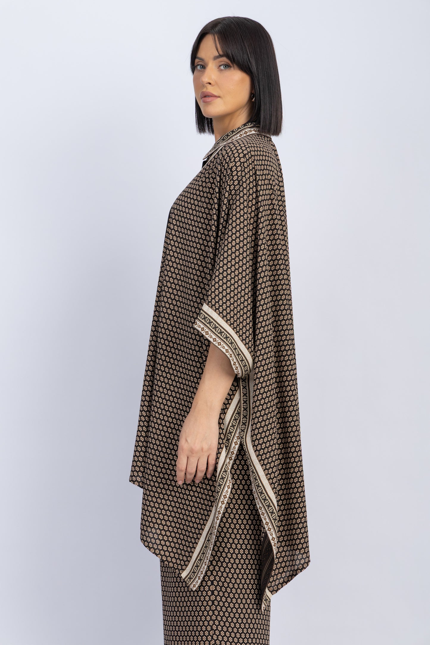 chiffon poncho