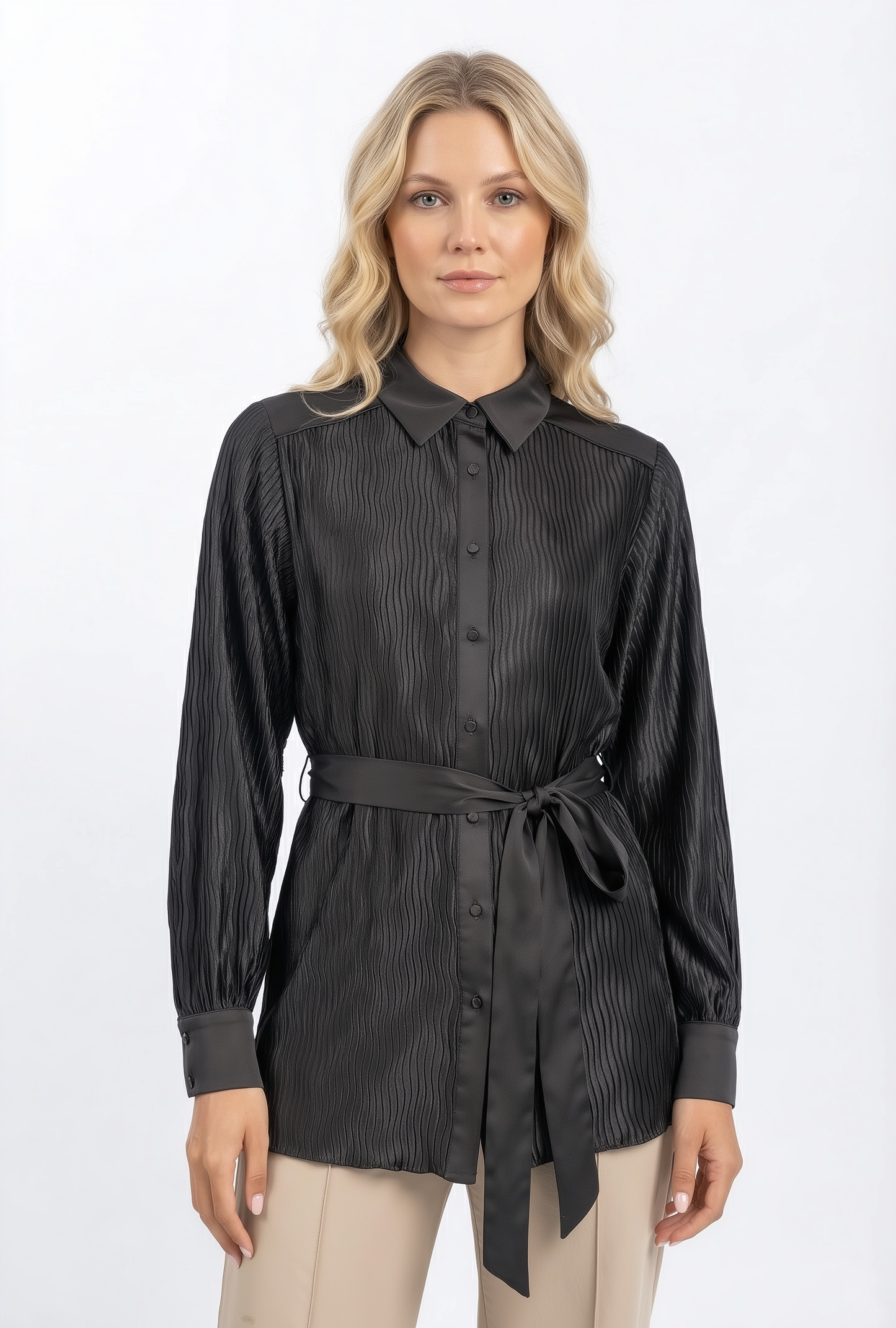 satin shirt