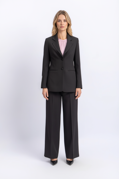 crepe jacket