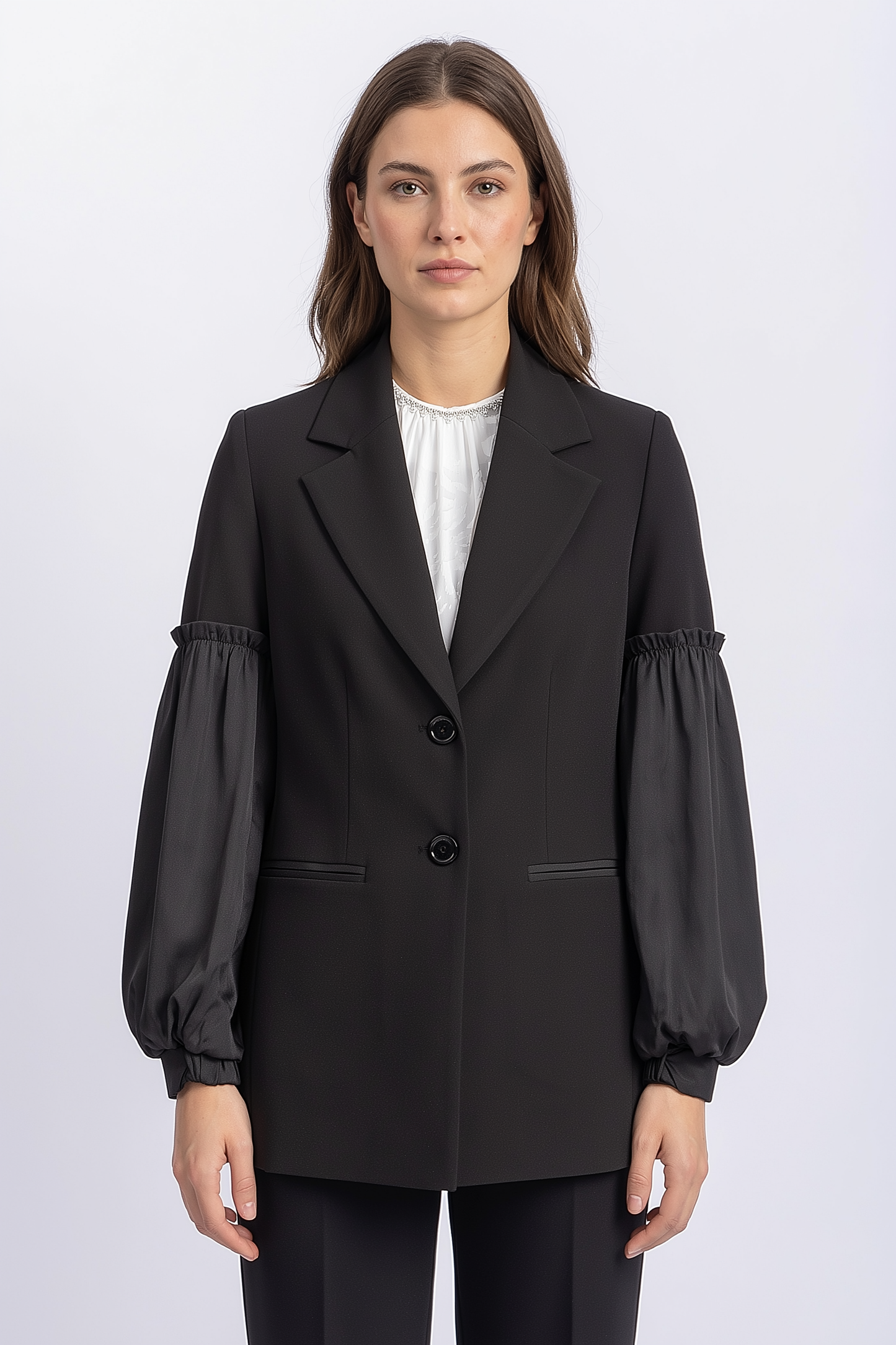 crepe jacket
