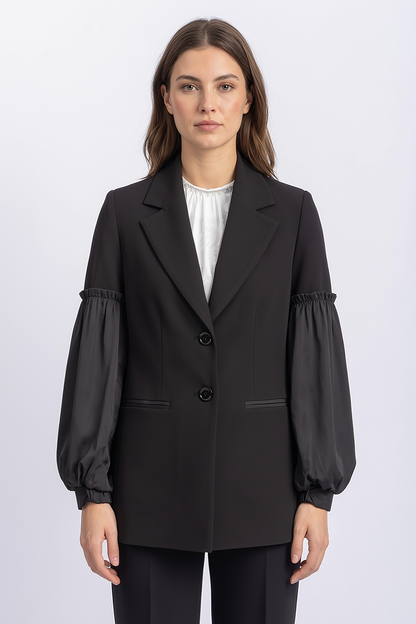 crepe jacket