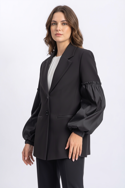 crepe jacket