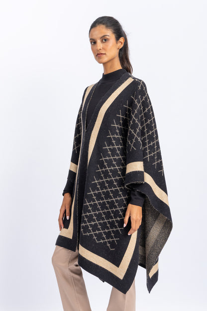 knitwear poncho