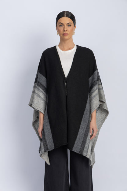 knitwear poncho