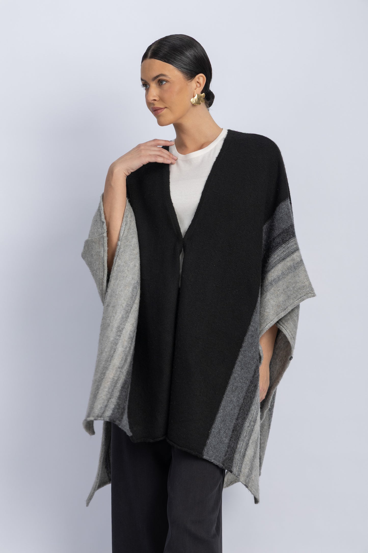 knitwear poncho