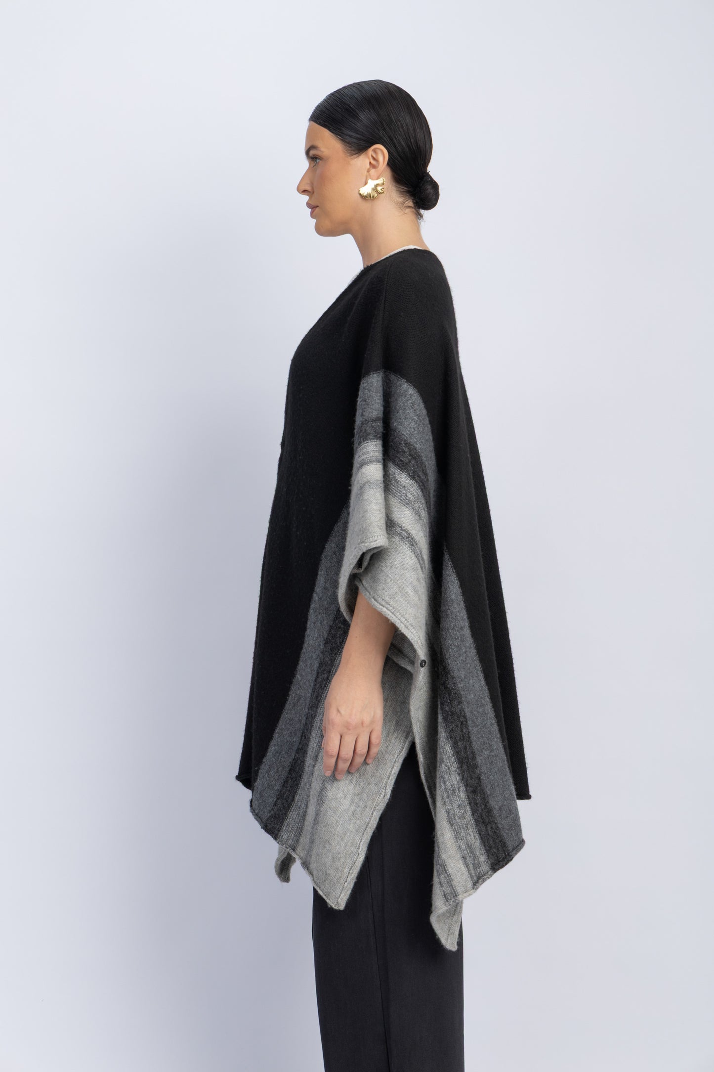 knitwear poncho