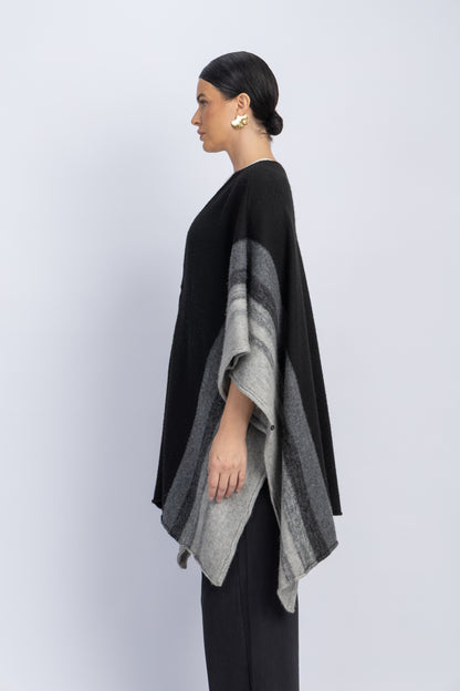 knitwear poncho