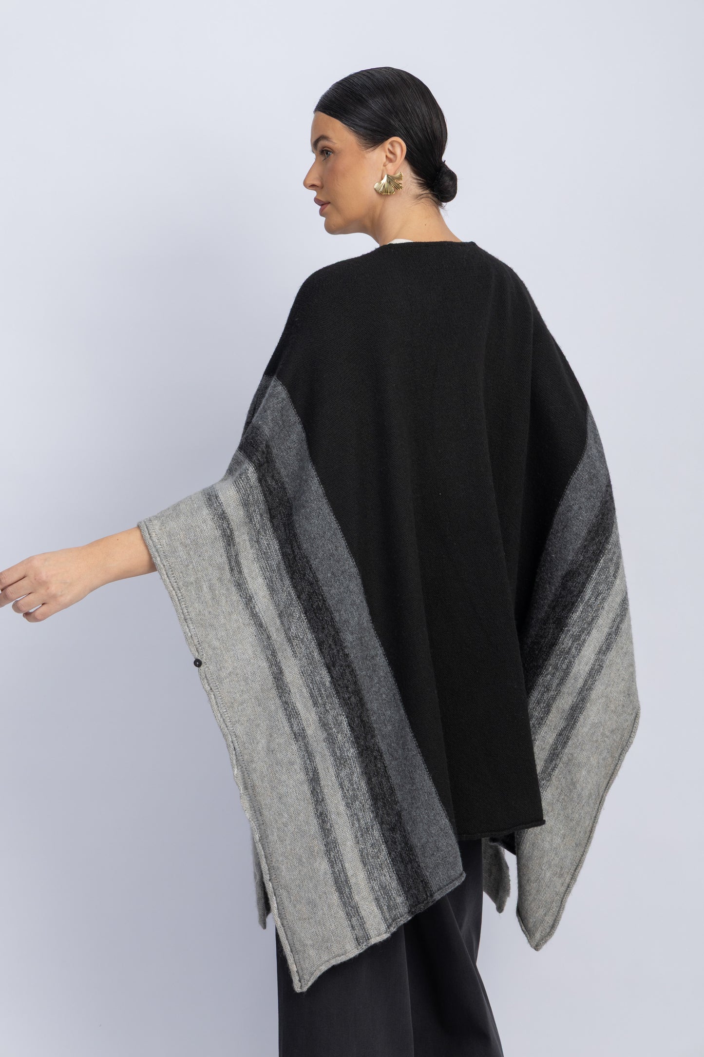 knitwear poncho