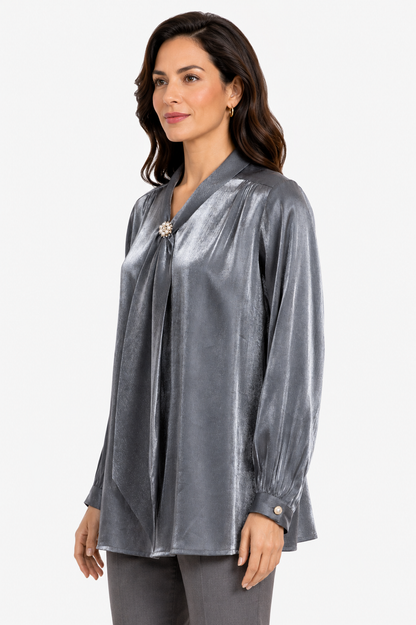 satin blouse
