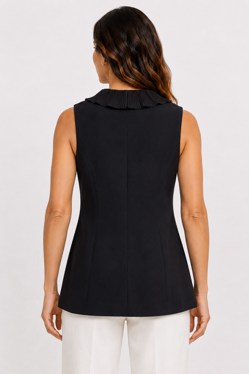 crepe vest