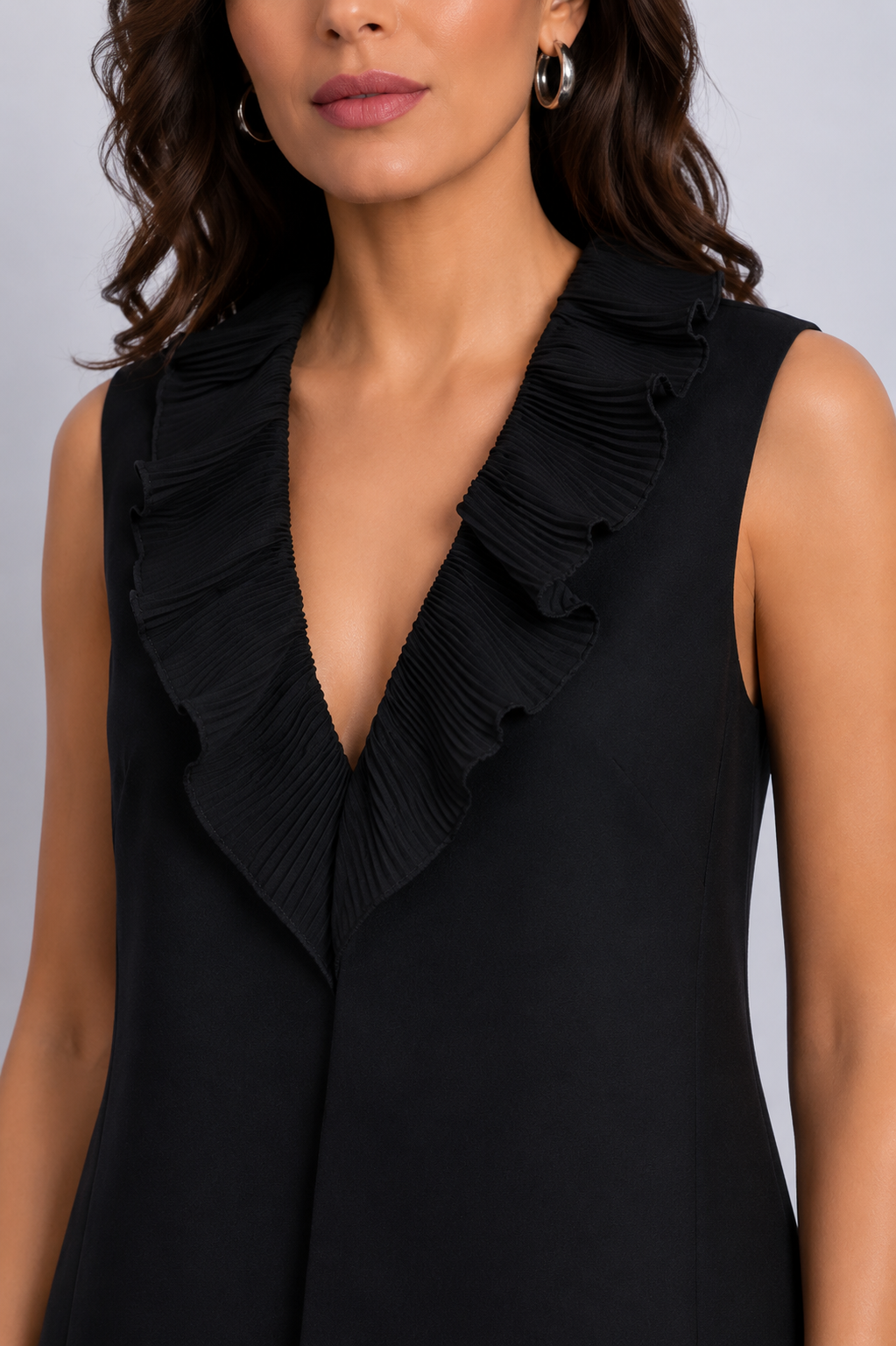 crepe vest