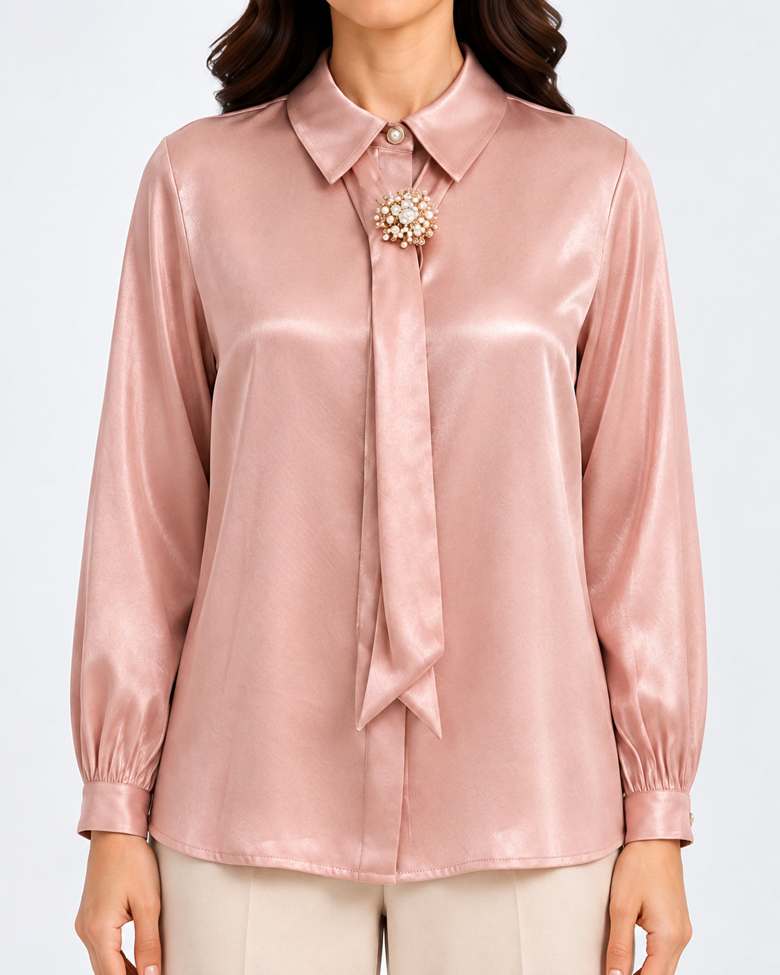 satin shirt