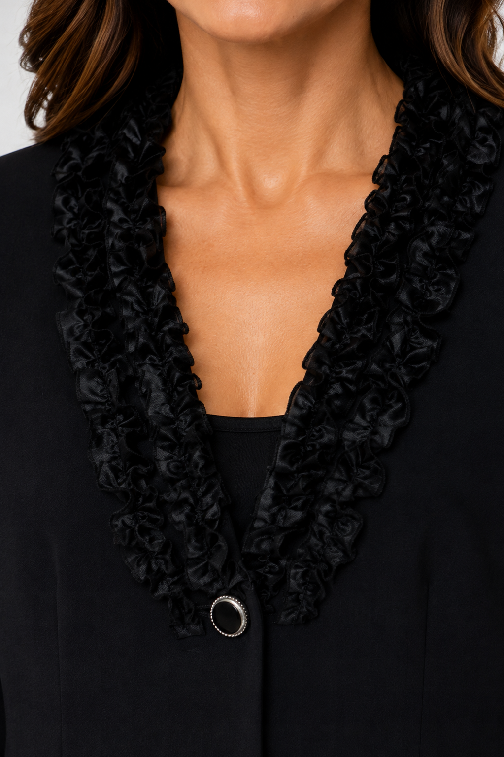 crepe jacket