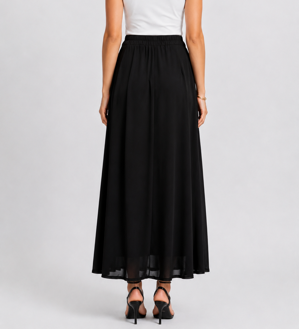chiffon skirt