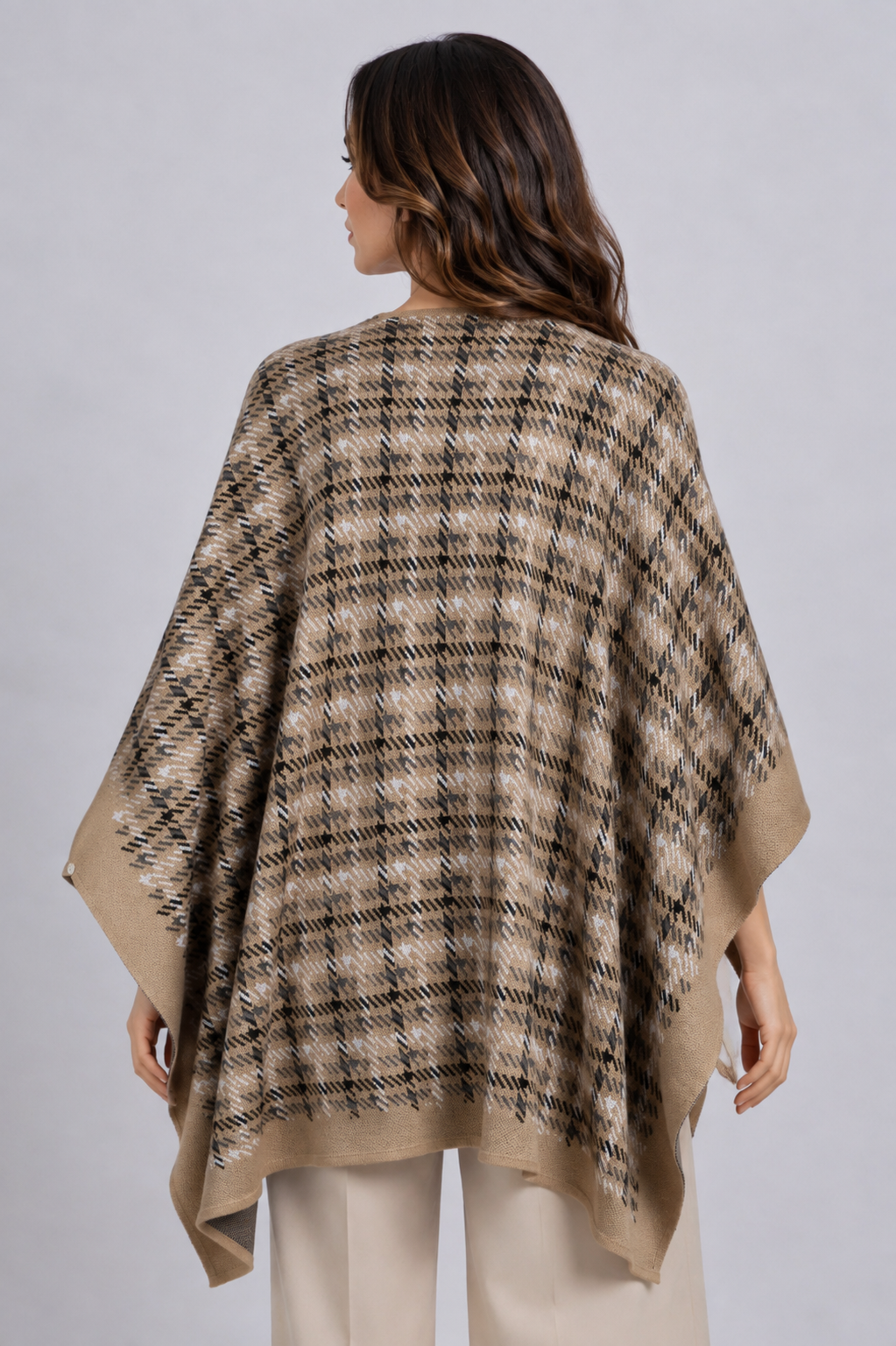 knitwear poncho