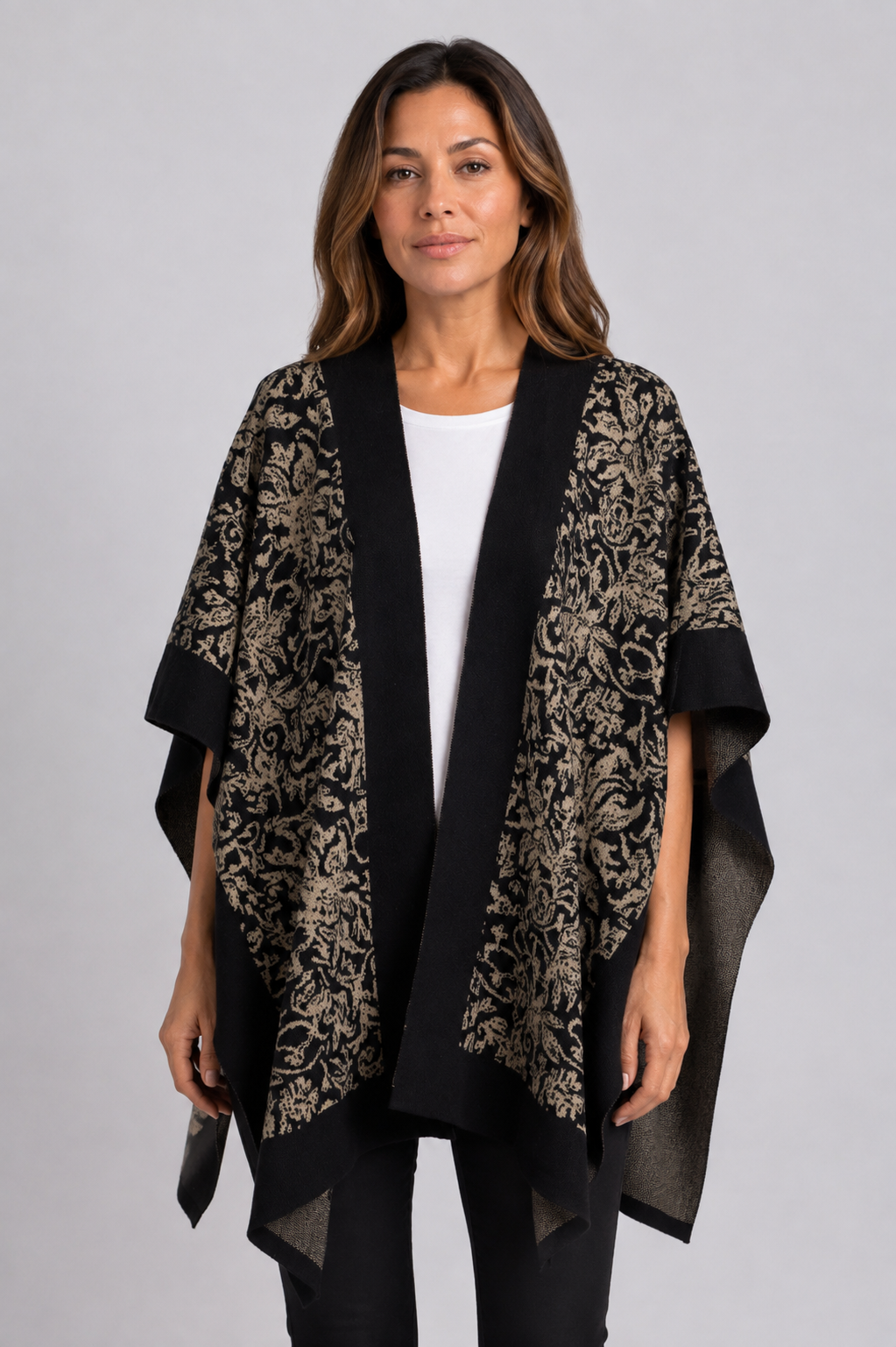 knitwear poncho