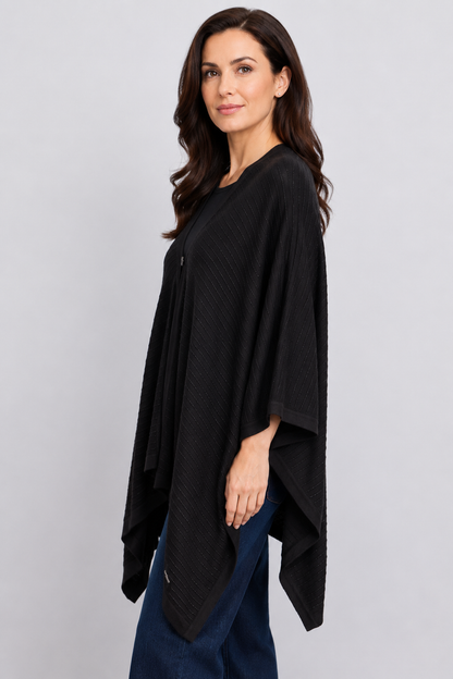 knitwear poncho