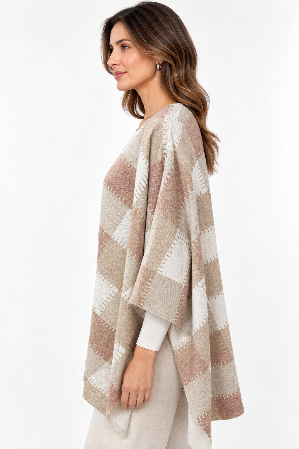 knitwear poncho