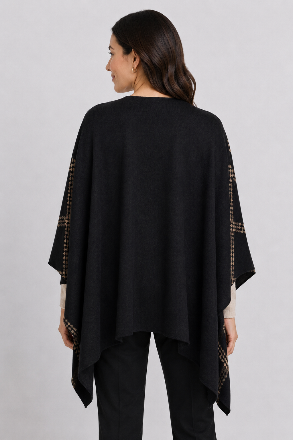 knitwear poncho