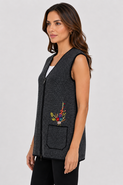 knitwear vest