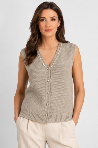 knitwear vest