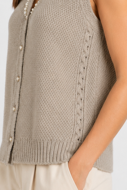 knitwear vest