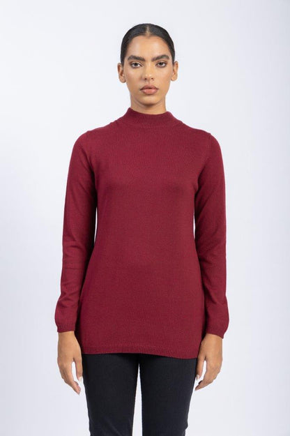 Cashmere Feel Knitwear Basic Blouse with Several Colors