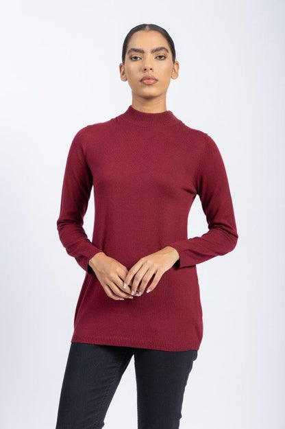 Cashmere Feel Knitwear Basic Blouse with Several Colors