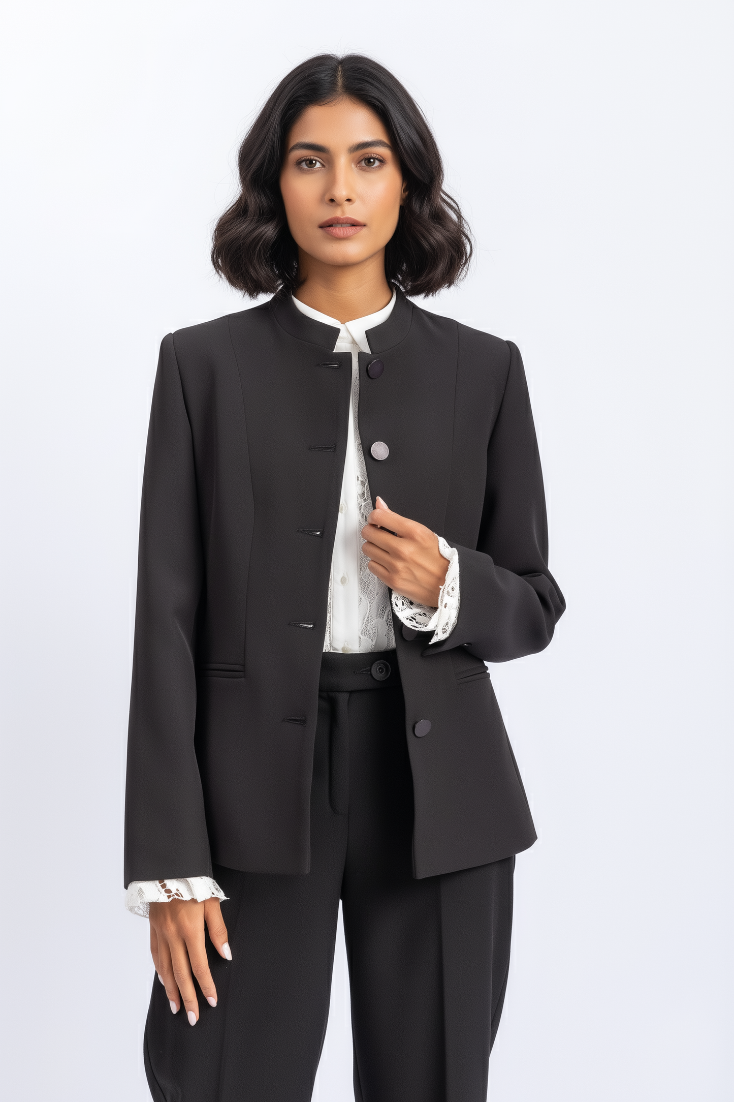 crepe jacket