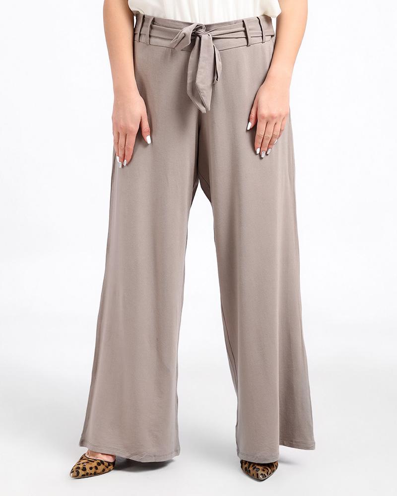 Loose Fit Flowy Pants With Several Colors With A Belt