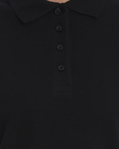 Black Basic Polo Shirt