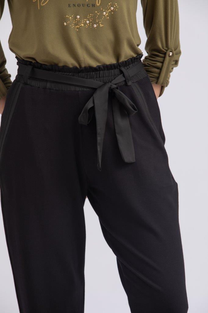 100% natural modal elastin straight cut training suit pants