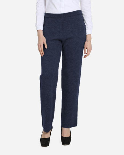 Knitwear Extra Fine Merino Wool Pants With Elastic Waist For Extra Comfort With Several Colors